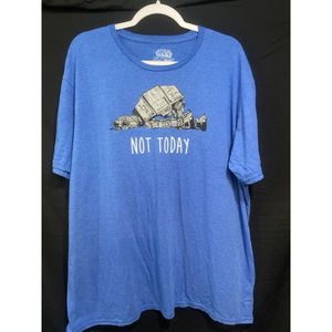 Star Wars XXL Blue Not Today Tee Shirt